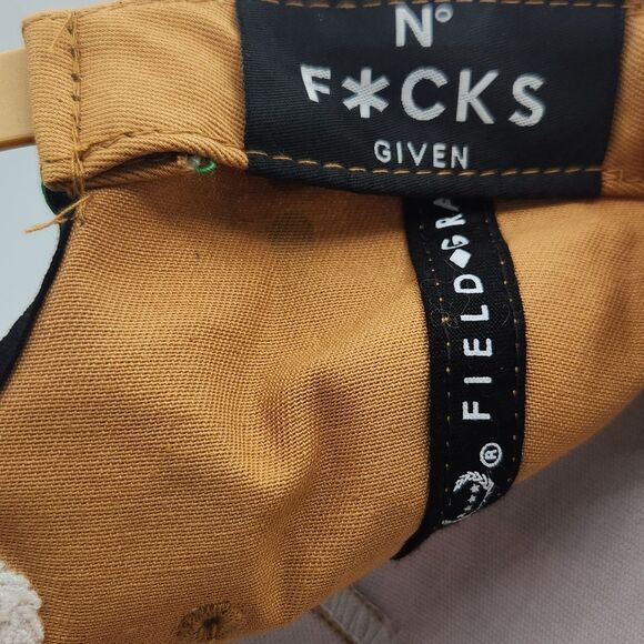 NO F*CKS GIVEN Primary SPLATTER Snapback Trucker Hat - Picture 4 of 6